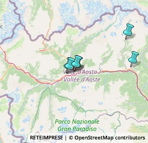 Mappa Via Mont Gelè, 11100 Aosta AO, Italia (33.265)