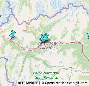 Mappa Via Mont Gelè, 11100 Aosta AO, Italia (35.30273)