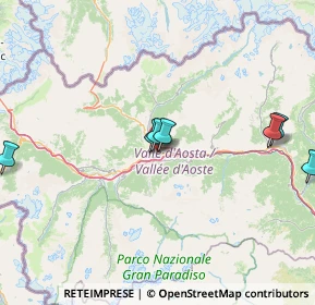 Mappa Via Mont Gelè, 11100 Aosta AO, Italia (36.06063)