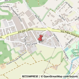 Mappa Via Borghi, 11, 22060 Cucciago, Como (Lombardia)