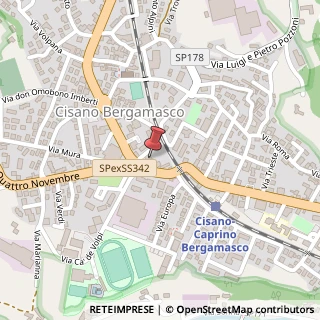 Mappa Via Mazzini, 46A, 24034 Cisano Bergamasco, Bergamo (Lombardia)