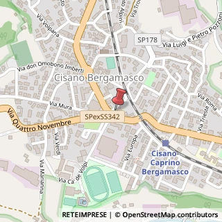 Mappa Via Giuseppe Mazzini, 46B, 24034 Cisano Bergamasco, Bergamo (Lombardia)