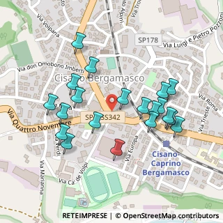 Mappa Via Mazzini, 24034 Cisano Bergamasco BG, Italia (0.232)