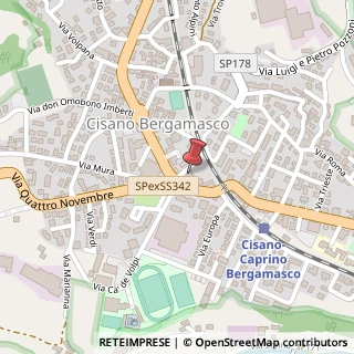 Mappa Via Giuseppe Mazzini, 46, 24034 Cisano Bergamasco, Bergamo (Lombardia)