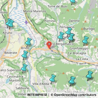 Mappa Via Mazzini, 24034 Cisano Bergamasco BG, Italia (3.349)