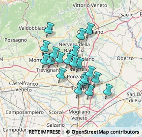 Mappa Via Fiume, 31050 Ponzano Veneto TV, Italia (10.1315)