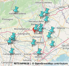 Mappa Via Fiume, 31050 Ponzano Veneto TV, Italia (16.27)