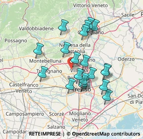 Mappa Via Fiume, 31050 Ponzano Veneto TV, Italia (12.2195)