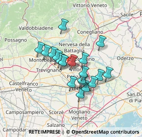 Mappa Via Fiume, 31050 Ponzano Veneto TV, Italia (10.0795)