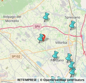 Mappa Via Fiume, 31050 Ponzano Veneto TV, Italia (6.77)