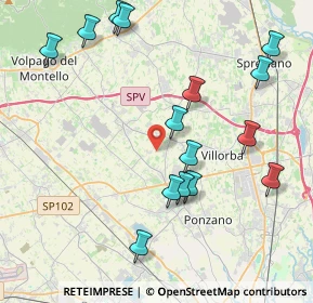 Mappa Via Fiume, 31050 Ponzano Veneto TV, Italia (4.5)