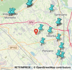 Mappa Via Fiume, 31050 Ponzano Veneto TV, Italia (5.25733)