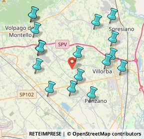 Mappa Via Fiume, 31050 Ponzano Veneto TV, Italia (4.27412)