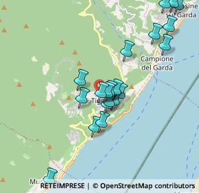 Mappa Via Alessandro Manzoni, 25080 Tignale BS, Italia (1.8335)