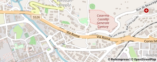 Mappa Aoste