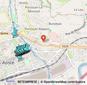 Mappa Rue des Seigneurs de Quart, 11100 Aosta AO, Italia (0.597)