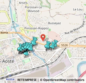 Mappa Rue des Seigneurs de Quart, 11100 Aosta AO, Italia (0.445)