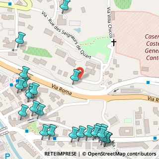 Mappa Rue des Seigneurs de Quart, 11100 Aosta AO, Italia (0.19167)