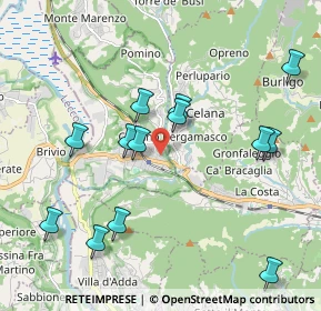 Mappa Via Roma, 24034 Cisano Bergamasco BG, Italia (2.09692)