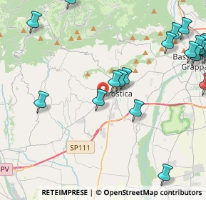 Mappa Via Panica, 36063 Marostica VI, Italia (5.7305)