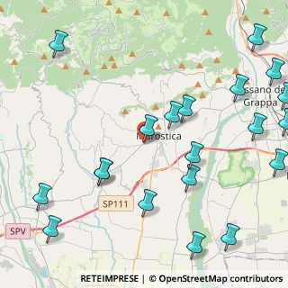 Mappa Via Panica, 36063 Marostica VI, Italia (5.7505)