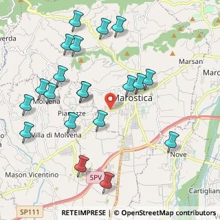 Mappa Via Kennedy, 36063 Marostica VI, Italia (2.3145)