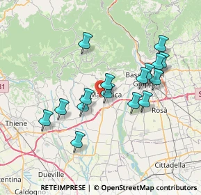 Mappa Via Panica, 36063 Marostica VI, Italia (6.63688)