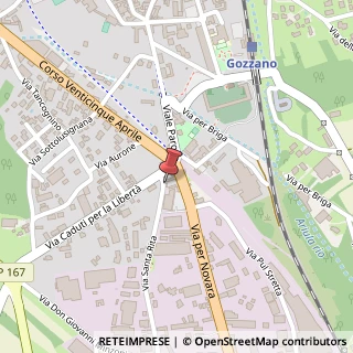 Mappa Via San Rita, 1, 28024 Gozzano, Novara (Piemonte)