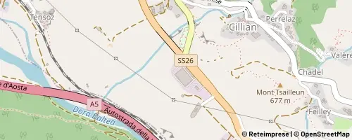 Mappa Saint-Vincent