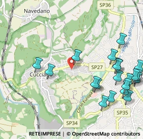 Mappa Via Canova, 22060 Cucciago CO, Italia (1.287)