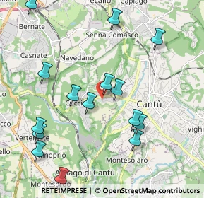 Mappa Via Canova, 22060 Cucciago CO, Italia (2.242)