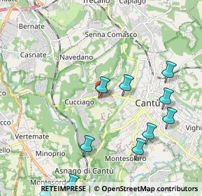 Mappa Via Canova, 22060 Cucciago CO, Italia (2.69818)