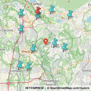 Mappa Via Gian Lorenzo Bernini, 22060 Cucciago CO, Italia (5.13818)