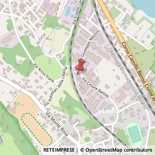 Mappa Via Cesare Battisti, 17, 28040 Dormelletto, Novara (Piemonte)