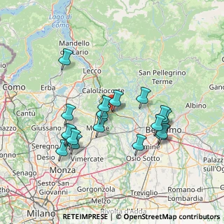 Mappa SS342, 24034 Cisano Bergamasco BG, Italia (13.96333)