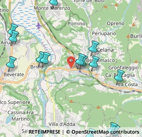 Mappa SS342, 24034 Cisano Bergamasco BG, Italia (2.84813)
