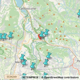 Mappa SS342, 24034 Cisano Bergamasco BG, Italia (6.58)