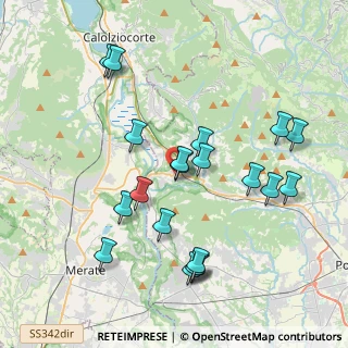 Mappa SS342, 24034 Cisano Bergamasco BG, Italia (3.9915)