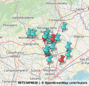 Mappa Via Cal di Giavera, 31050 Ponzano Veneto TV, Italia (9.99125)