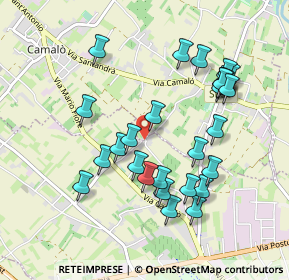 Mappa Via Cal di Giavera, 31050 Ponzano Veneto TV, Italia (0.94286)