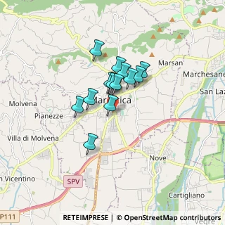 Mappa Via Ponte Cattaneo, 36063 Marostica VI, Italia (1.09857)