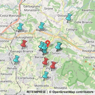 Mappa Via IV Novembre, 23891 Barzanò LC, Italia (1.69867)