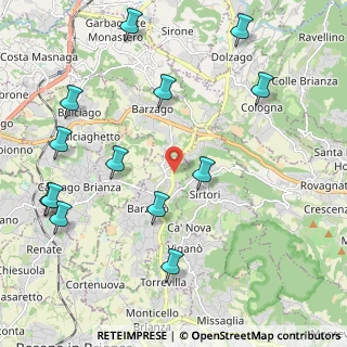 Mappa Via IV Novembre, 23891 Barzanò LC, Italia (2.56308)