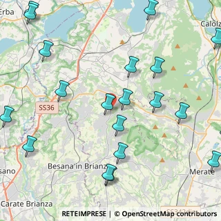 Mappa Via IV Novembre, 23891 Barzanò LC, Italia (5.743)