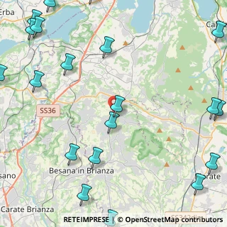 Mappa Via IV Novembre, 23891 Barzanò LC, Italia (6.8095)