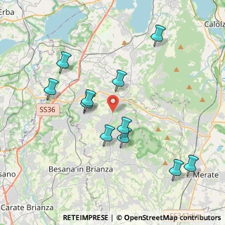 Mappa Via IV Novembre, 23891 Barzanò LC, Italia (3.97182)
