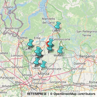 Mappa Via IV Novembre, 23891 Barzanò LC, Italia (10.51)