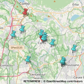 Mappa Via Alessandro Volta, 22063 Cantù CO, Italia (4.00769)