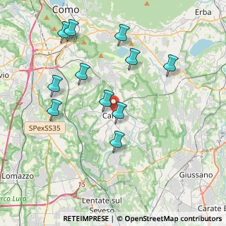 Mappa Via Alessandro Volta, 22063 Cantù CO, Italia (3.97727)