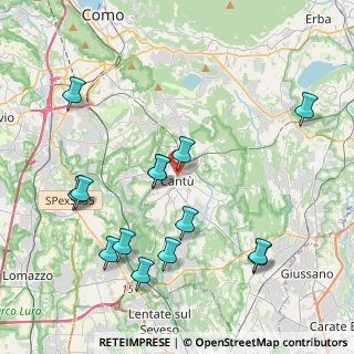 Mappa Via Carlo Annoni, 22063 Cantù CO, Italia (4.44643)